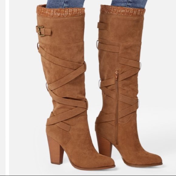 Aleema strappy heeled boot - Picture 1 of 5